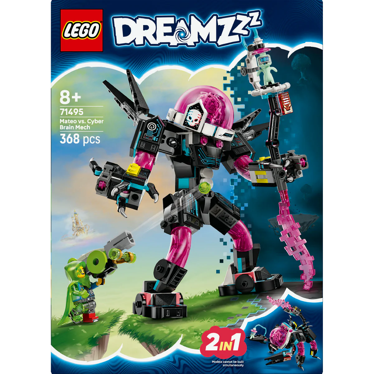 LEGO DREAMZzz Mateo vs. Cyber Brain Mech Robot Toy 71495 - Image 2