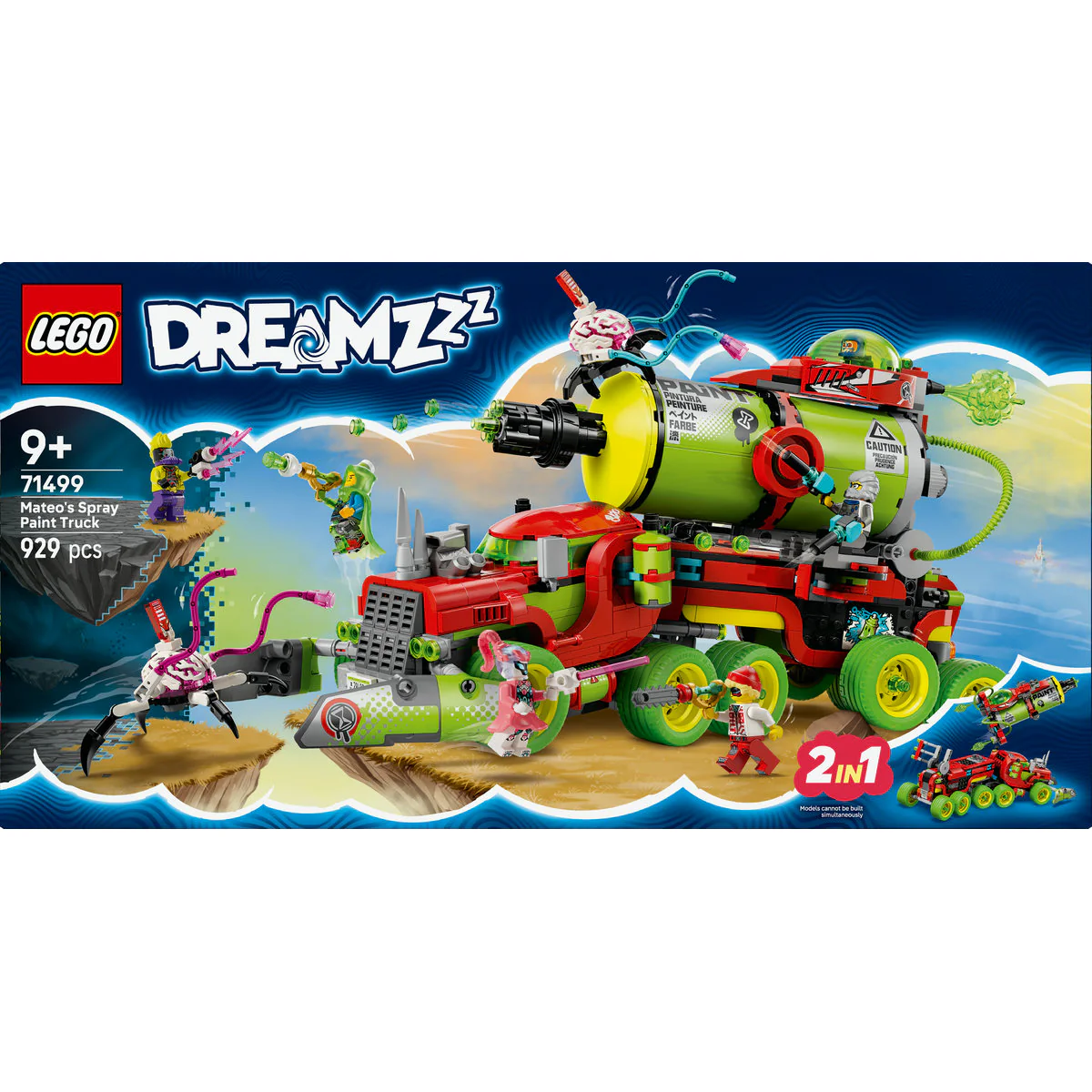 LEGO DREAMZzz Mateo’s Spray Paint Truck Toy 71499 - Image 2