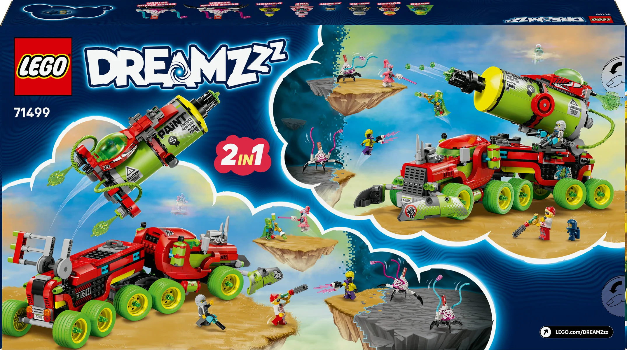 LEGO DREAMZzz Mateo’s Spray Paint Truck Toy 71499 - Image 3