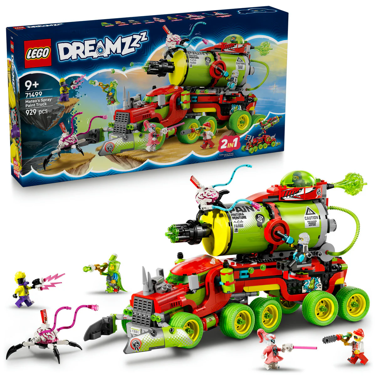 LEGO DREAMZzz Mateo’s Spray Paint Truck Toy 71499 - Image 4