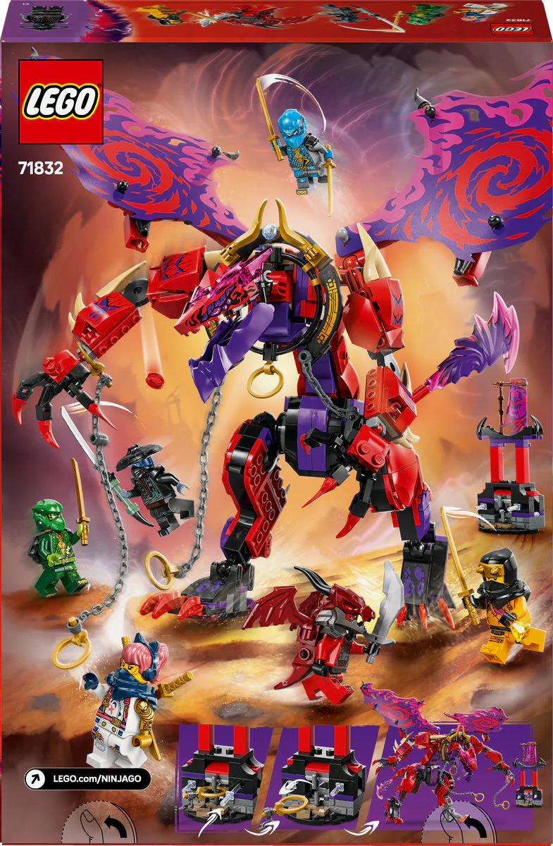 LEGO NINJAGO Thunderfang Dragon of Chaos Set 71832 - Image 3