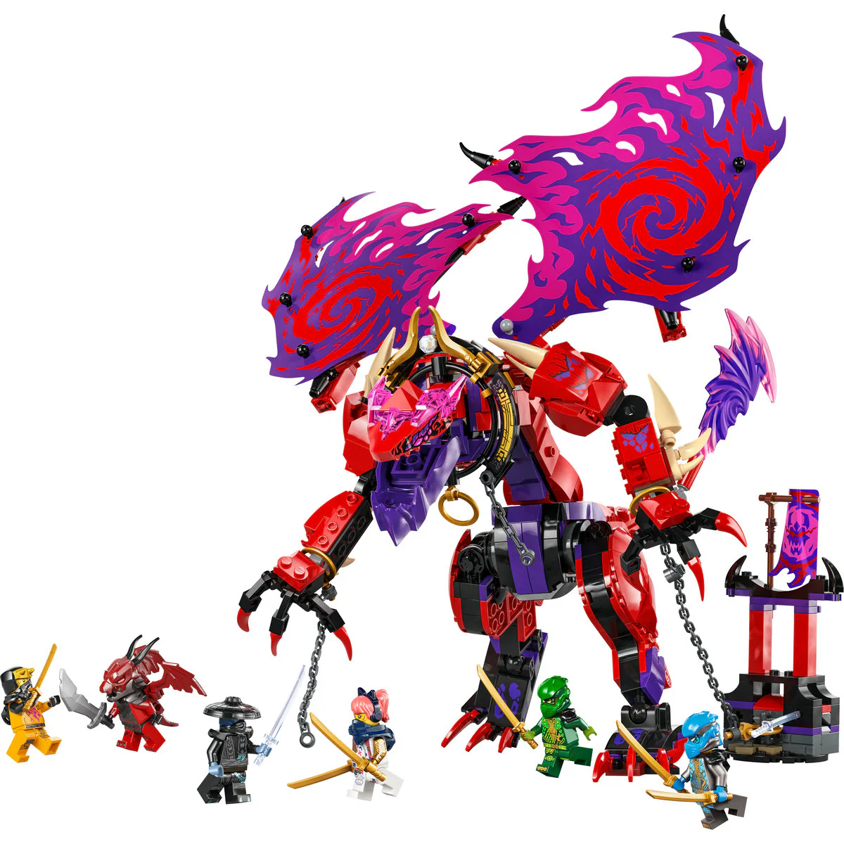 LEGO NINJAGO Thunderfang Dragon of Chaos Set 71832 - Image 5