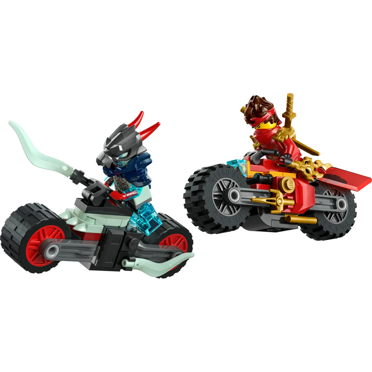 LEGO NINJAGO Kai’s Motorcycle Speed Race Playset with 2 Ninja Bike Toys 71838 - Image 5
