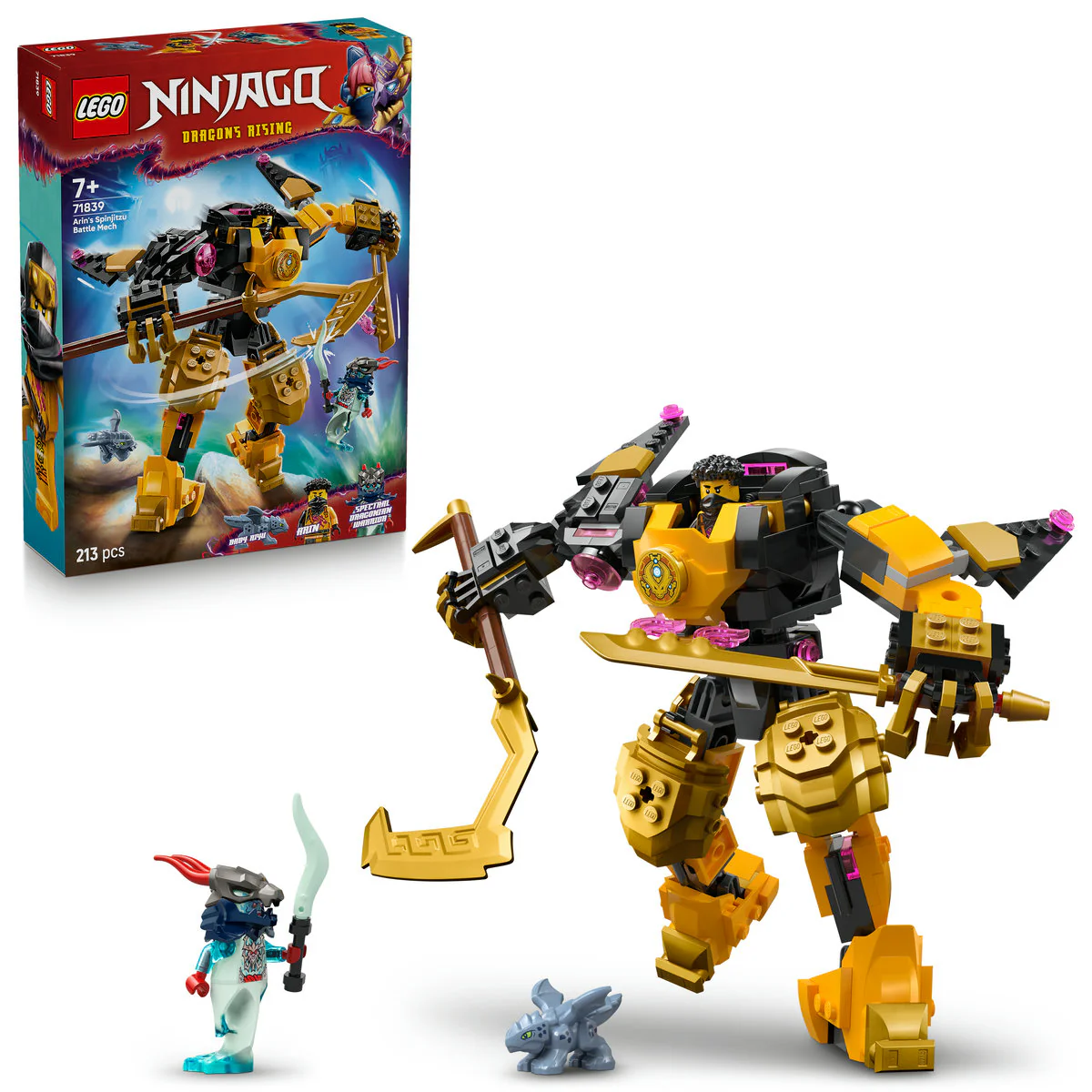 LEGO NINJAGO Arin’s Spinjitzu Battle Mech Toy Set 71839 - Image 4
