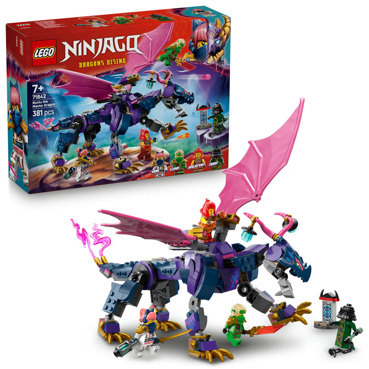 LEGO NINJAGO Rontu the Master Dragon Toy Set 71842 - Image 4