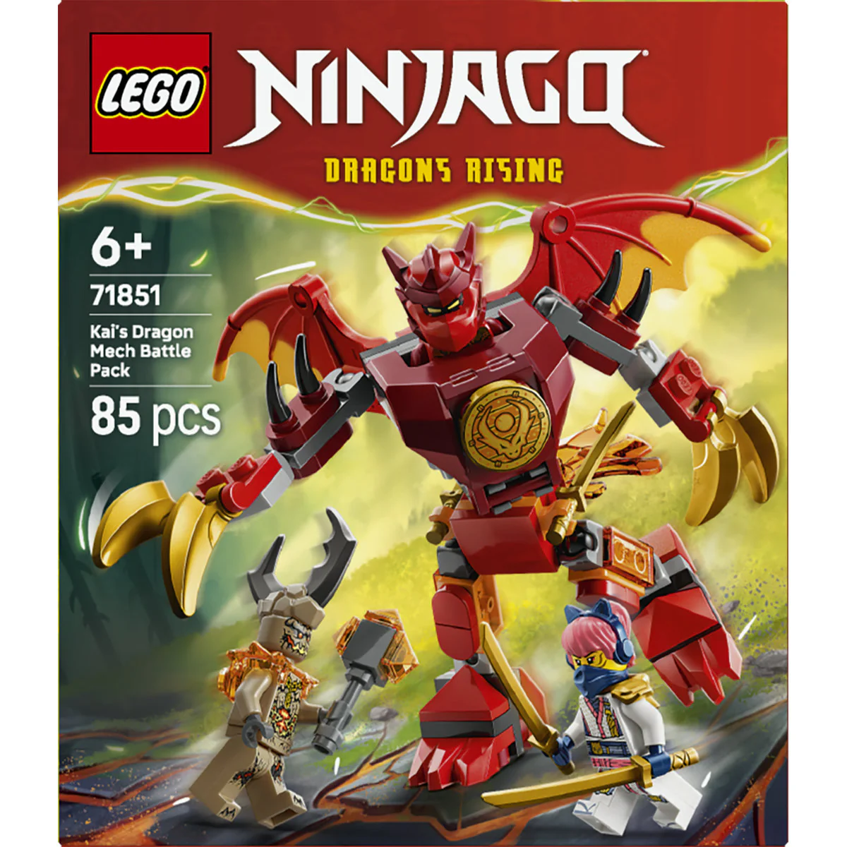 LEGO NINJAGO Kai's Dragon Mech Battle Pack Toy 71851 - Image 3