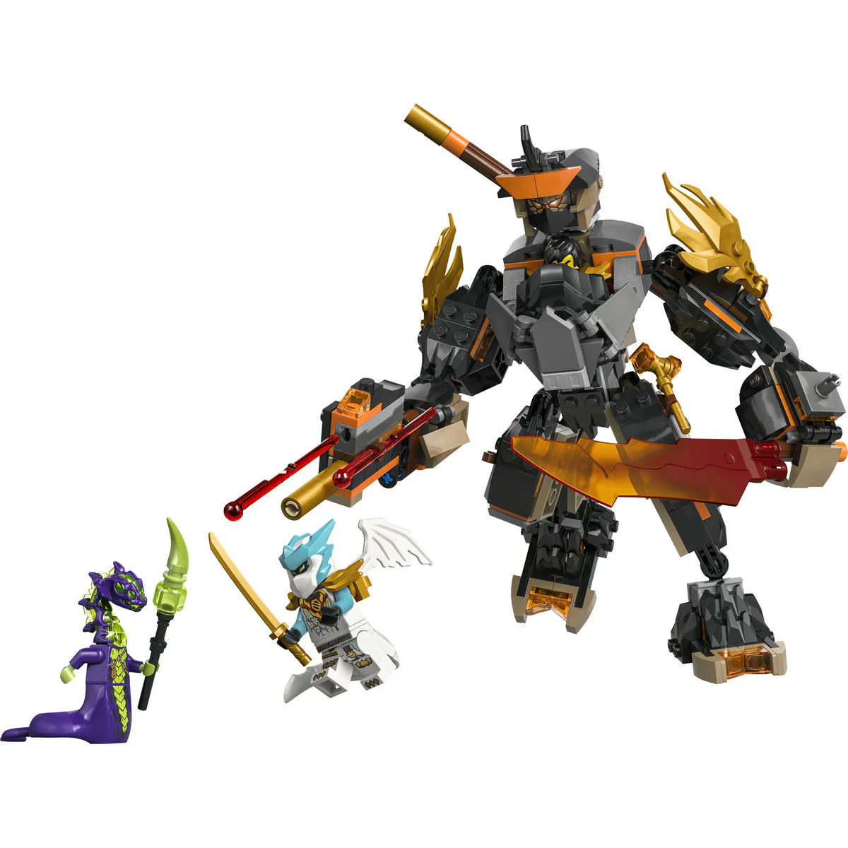 LEGO NINJAGO Cole’s Mission Mech & Dragon Zane 71854 - Image 5