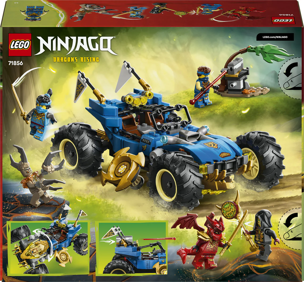 LEGO NINJAGO Jay’s Transforming Car Racing Toy 71856 - Image 4