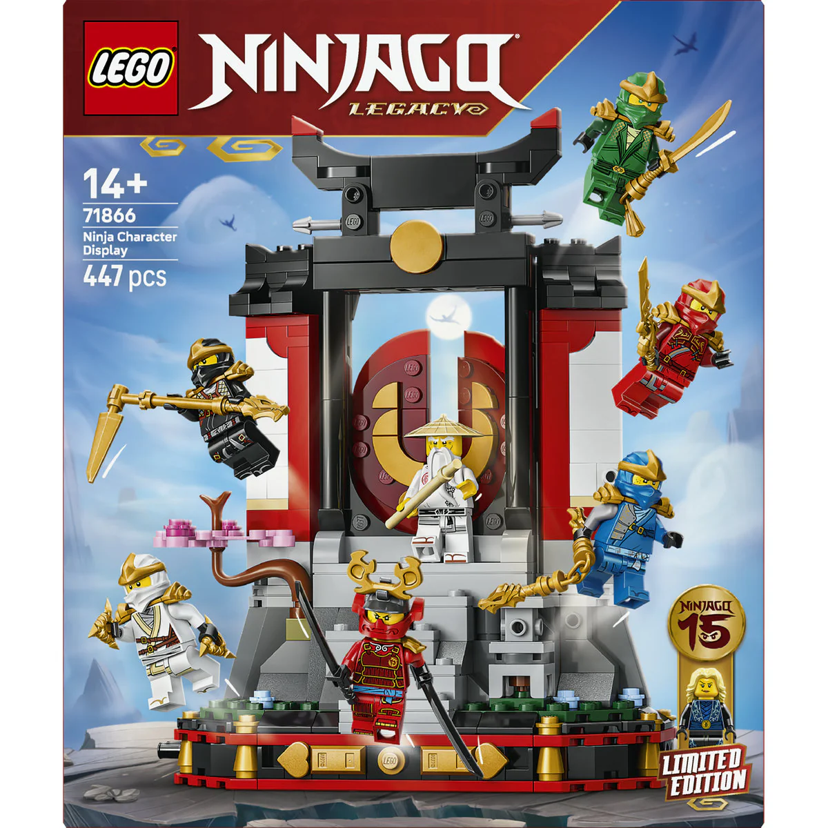 LEGO NINJAGO Ninja Character Display 15th Anniversary 71866 - Image 3