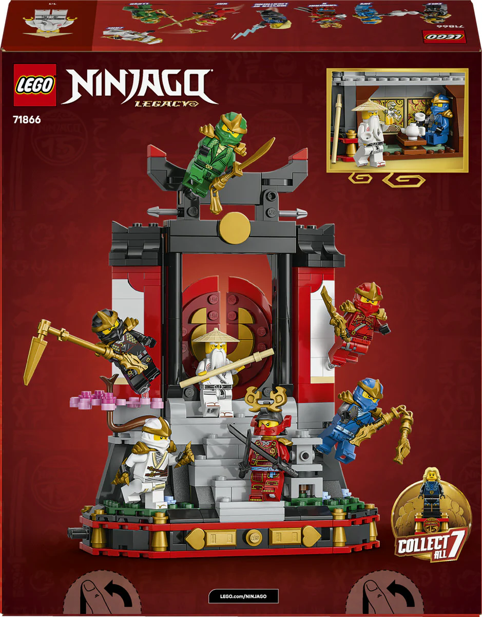 LEGO NINJAGO Ninja Character Display 15th Anniversary 71866 - Image 4