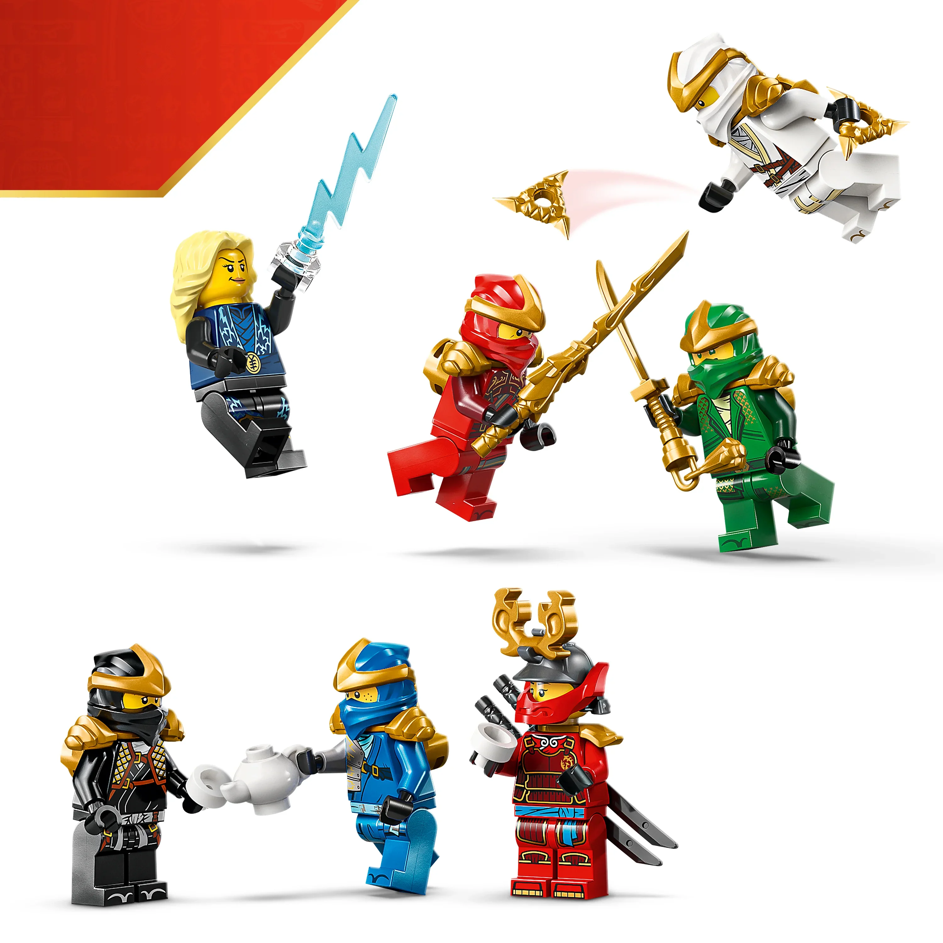 LEGO NINJAGO Ninja Character Display 15th Anniversary 71866 - Image 6
