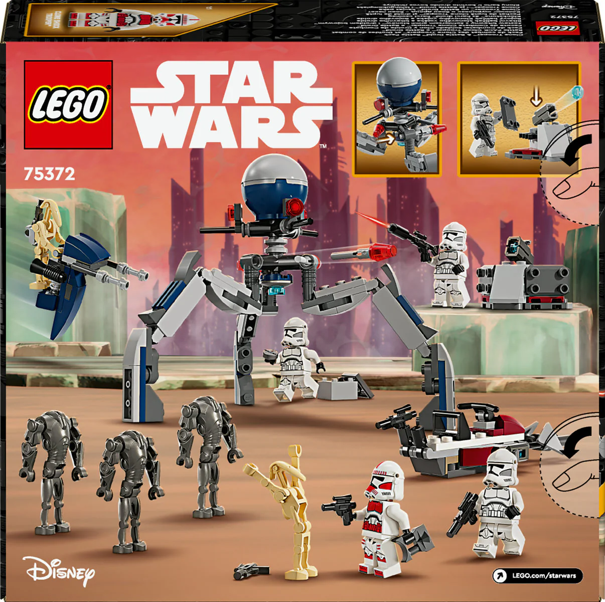 LEGO Star Wars Clone Trooper & Battle Droid Battle Pack 75372 - Image 3