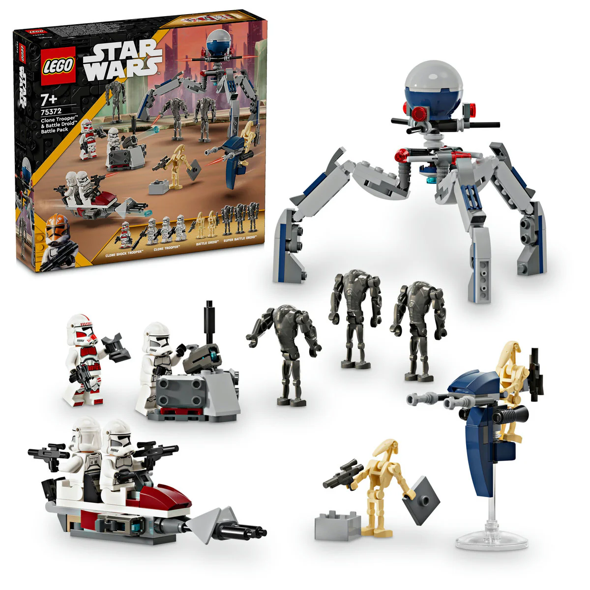 LEGO Star Wars Clone Trooper & Battle Droid Battle Pack 75372 - Image 4
