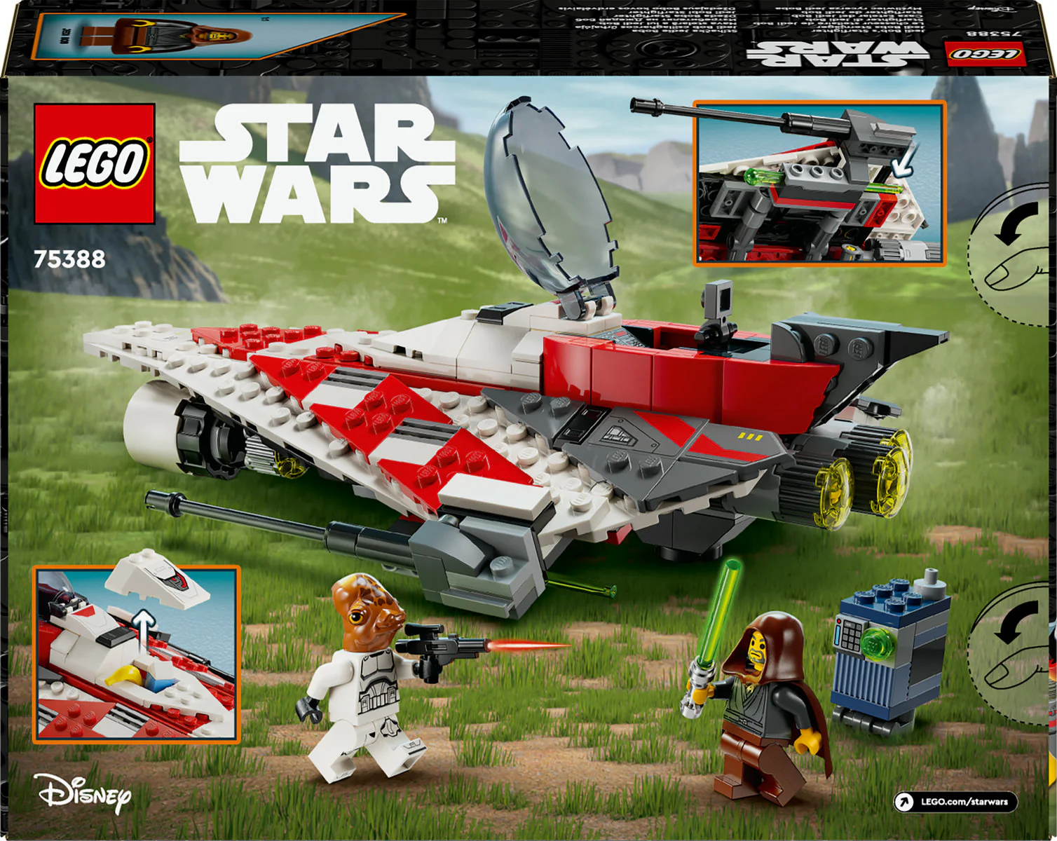 LEGO Star Wars Jedi Bob’s Starfighter Set 75388 - Image 3