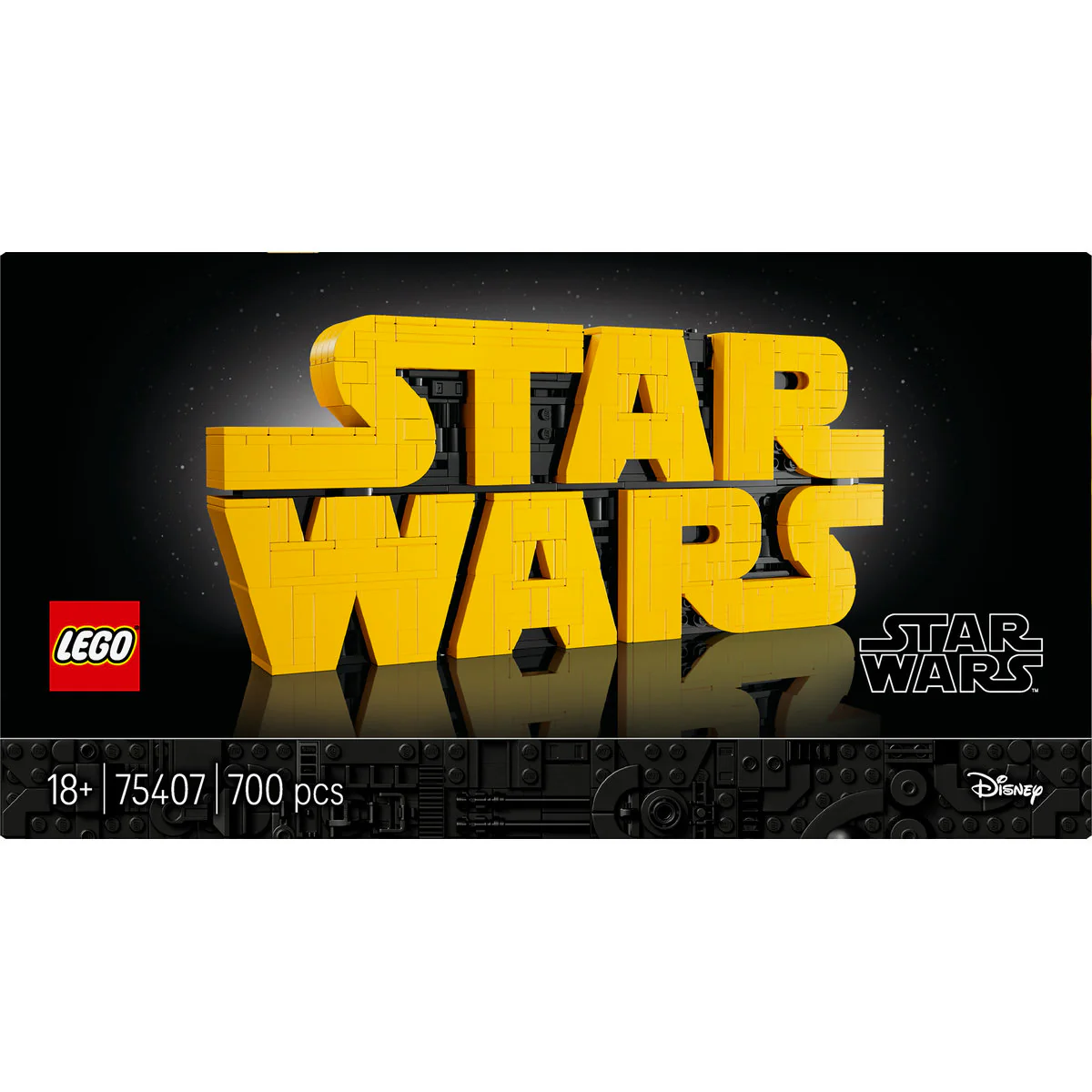 LEGO Star Wars Brick-Built Star Wars Logo Sign 75407 - Image 2