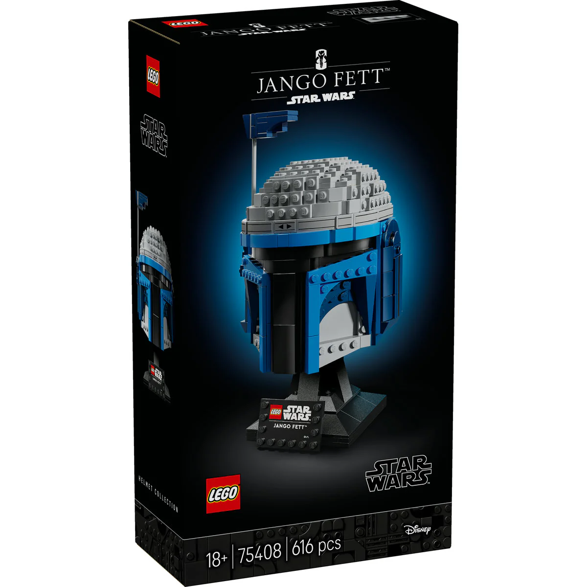 LEGO Star Wars Jango Fett Helmet, Buildable Model Kit for Adults 75408
