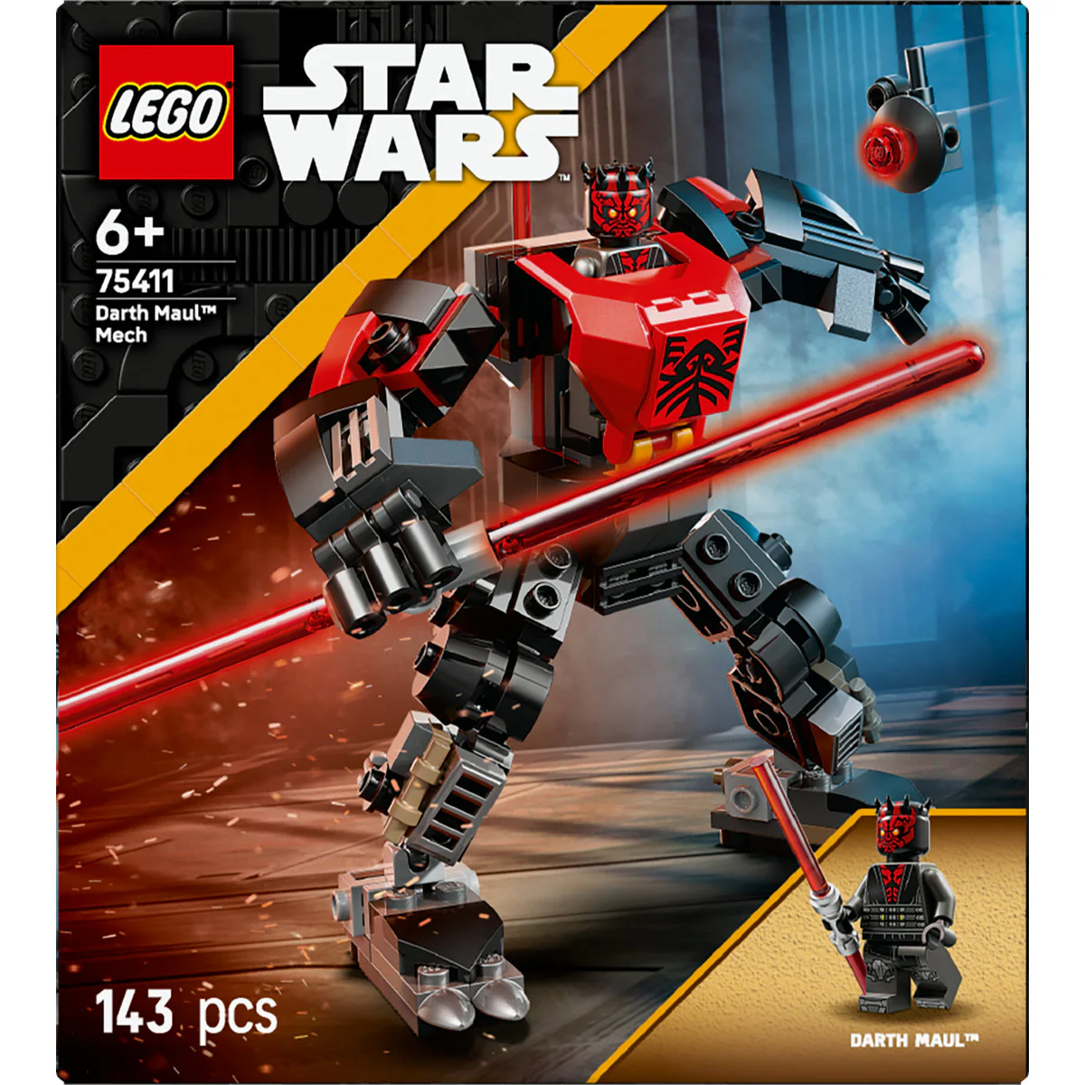 LEGO Star Wars: The Clone Wars Darth Maul Mech Building Toy for Kids 75411 - Image 2