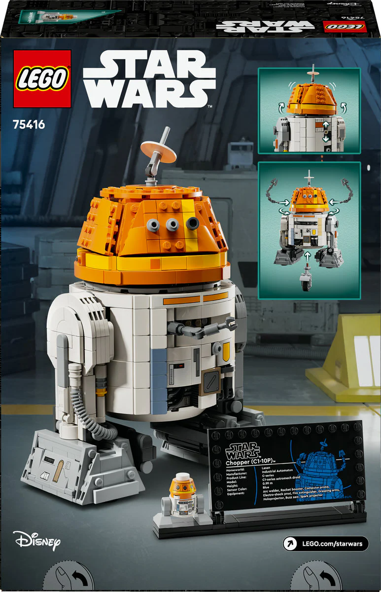LEGO Star Wars: Ahsoka Chopper (C1-10P) Astromech Droid Set 75416 - Image 3