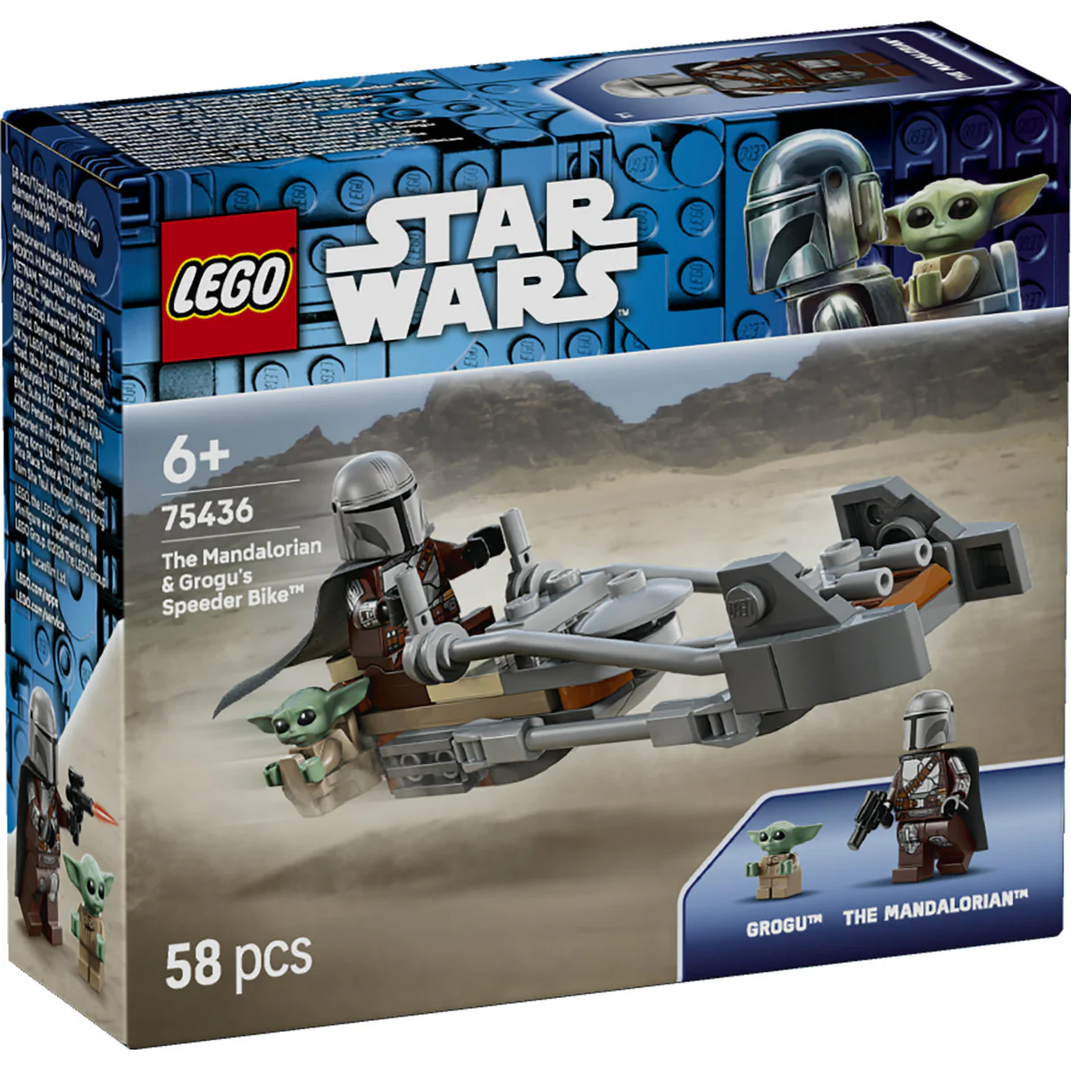 LEGO Star Wars The Mandalorian & Groguās Speeder Bike 75436 - Image 2
