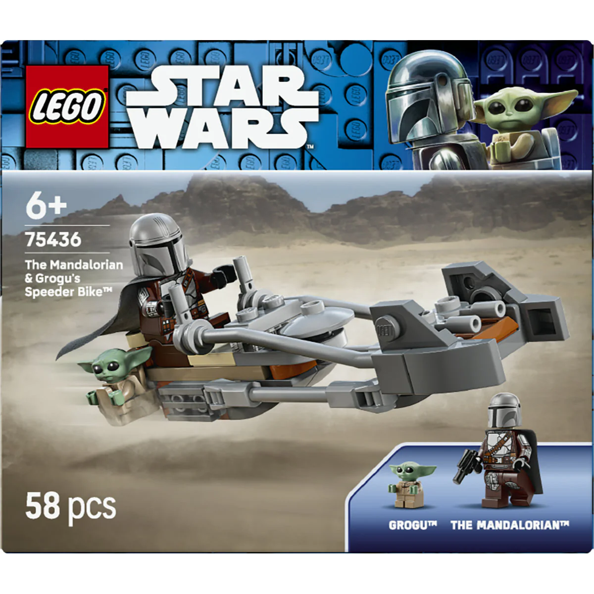 LEGO Star Wars The Mandalorian & Groguās Speeder Bike 75436 - Image 3