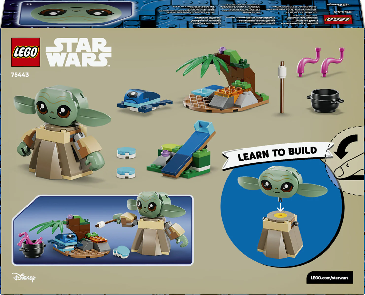 LEGO Star Wars Grogu’s Homestead Toy for Kids 75443 - Image 4