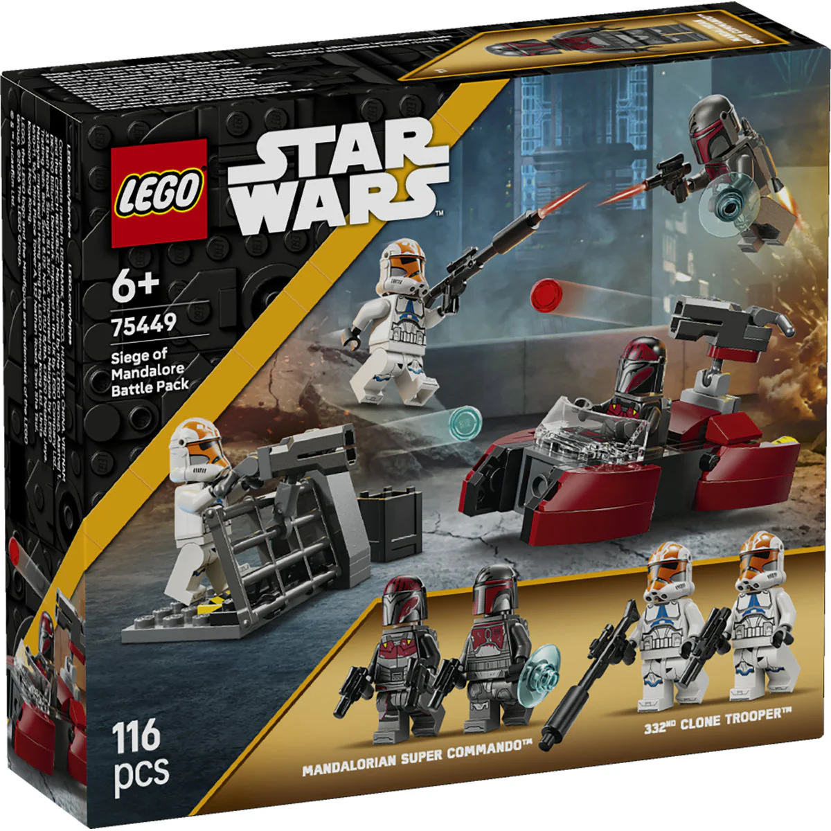 LEGO Star Wars Siege of Mandalore Battle Pack 75449 - Image 2