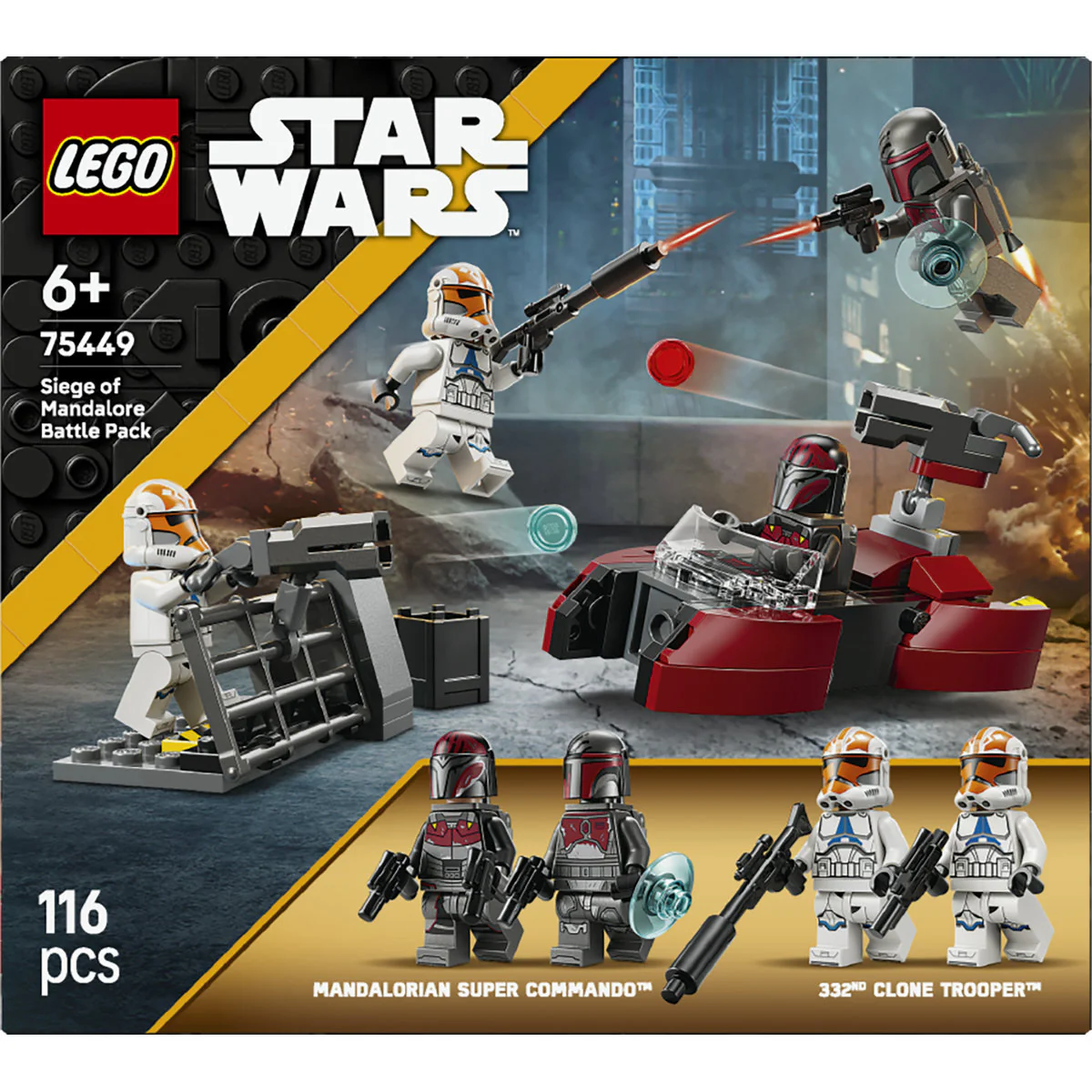 LEGO Star Wars Siege of Mandalore Battle Pack 75449 - Image 3