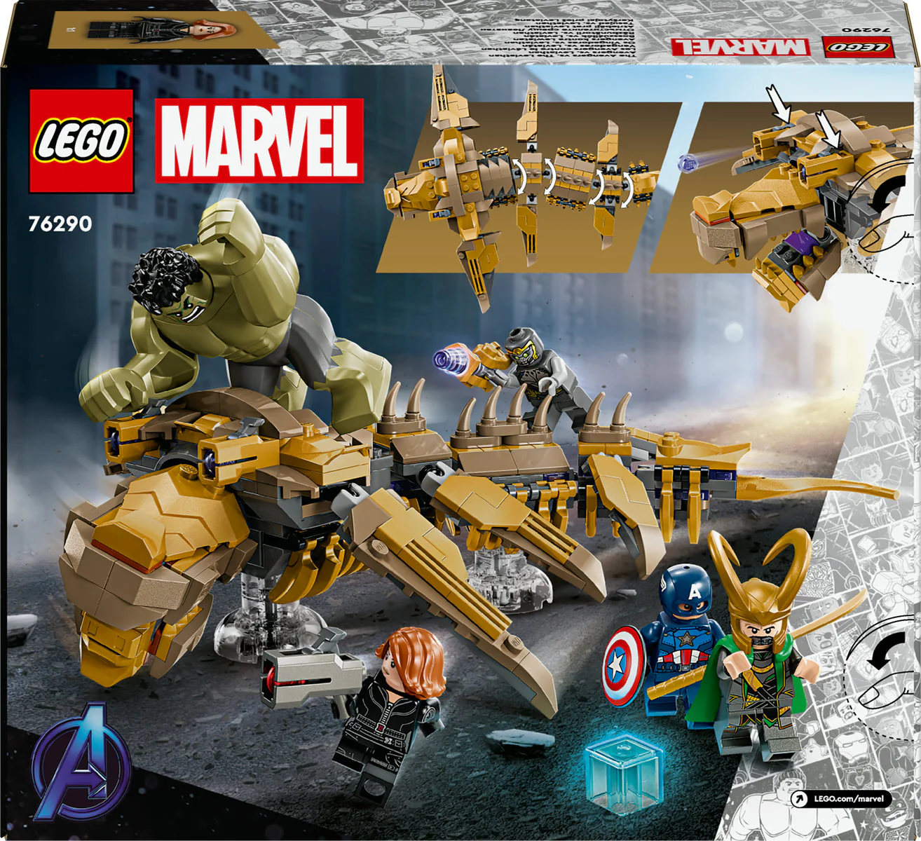 LEGO Marvel The Avengers vs. The Leviathan Set 76290 - Image 3