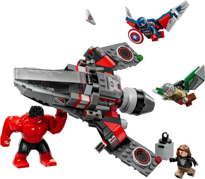 76292 Lego Marvel Captain America Vs Red Hulk Battle - Image 2
