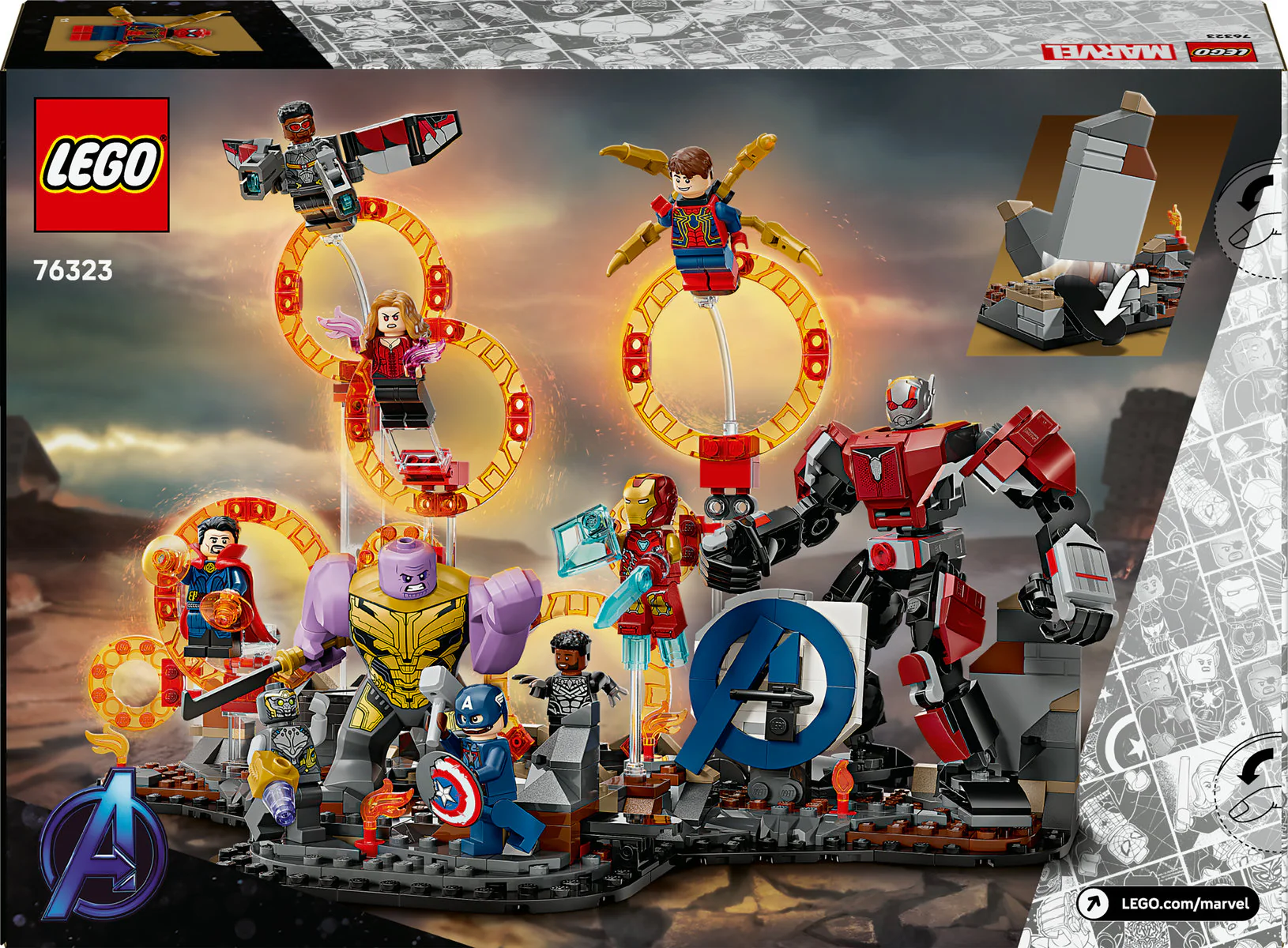 LEGO Marvel Avengers: Endgame Final Battle Buildable Set 76323 - Image 3