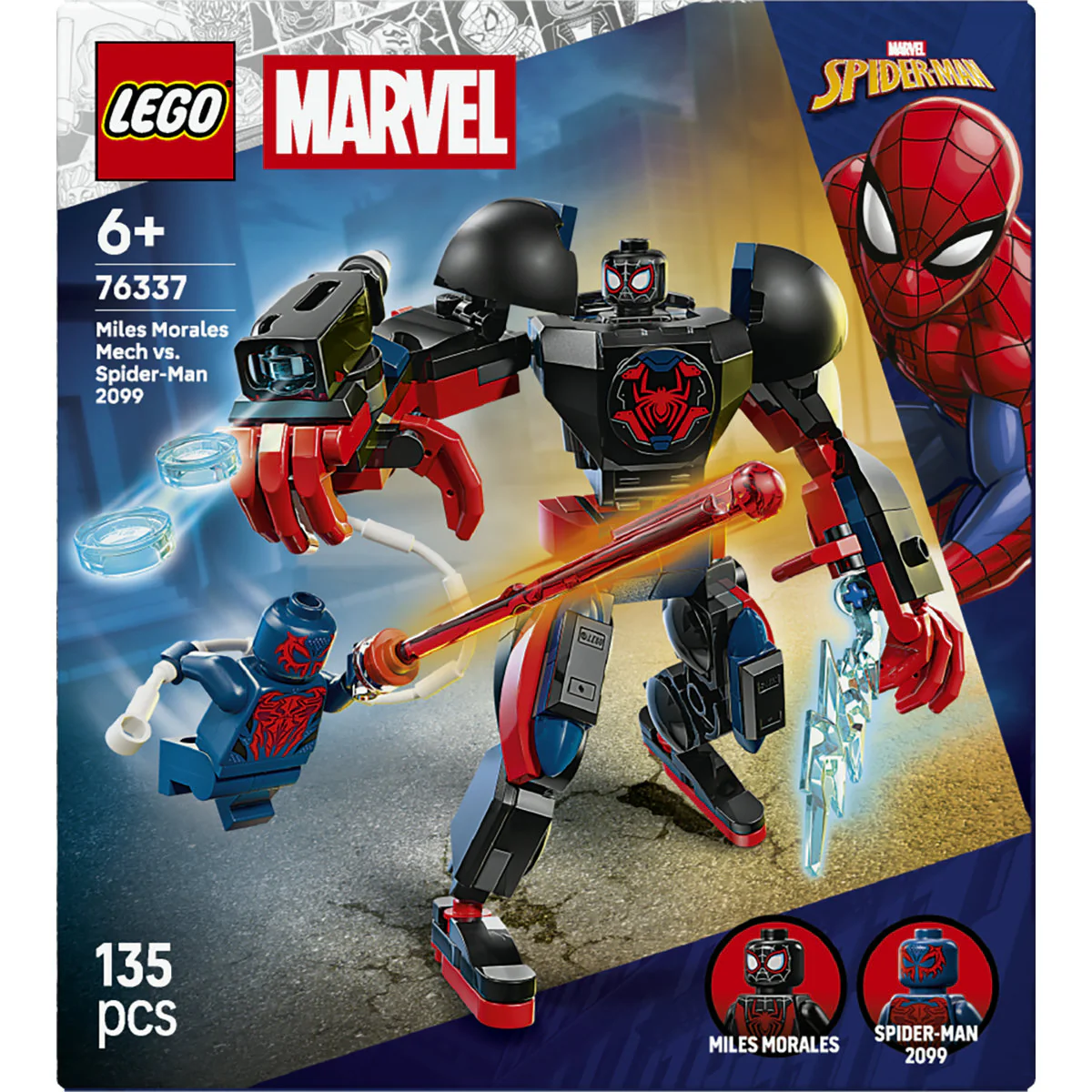 LEGO Marvel Miles Morales Mech vs. Spider-Man 2099 - 76337 - Image 3