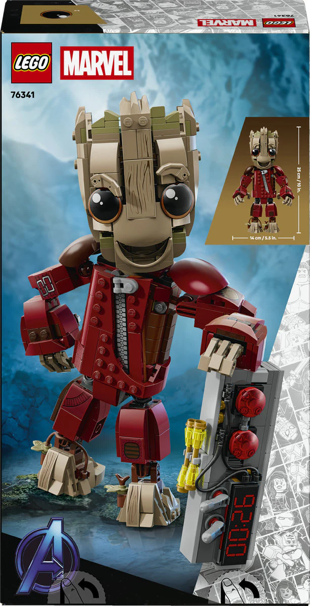 LEGO Marvel Ravager Jumpsuit Groot Figure 76341 - Image 4