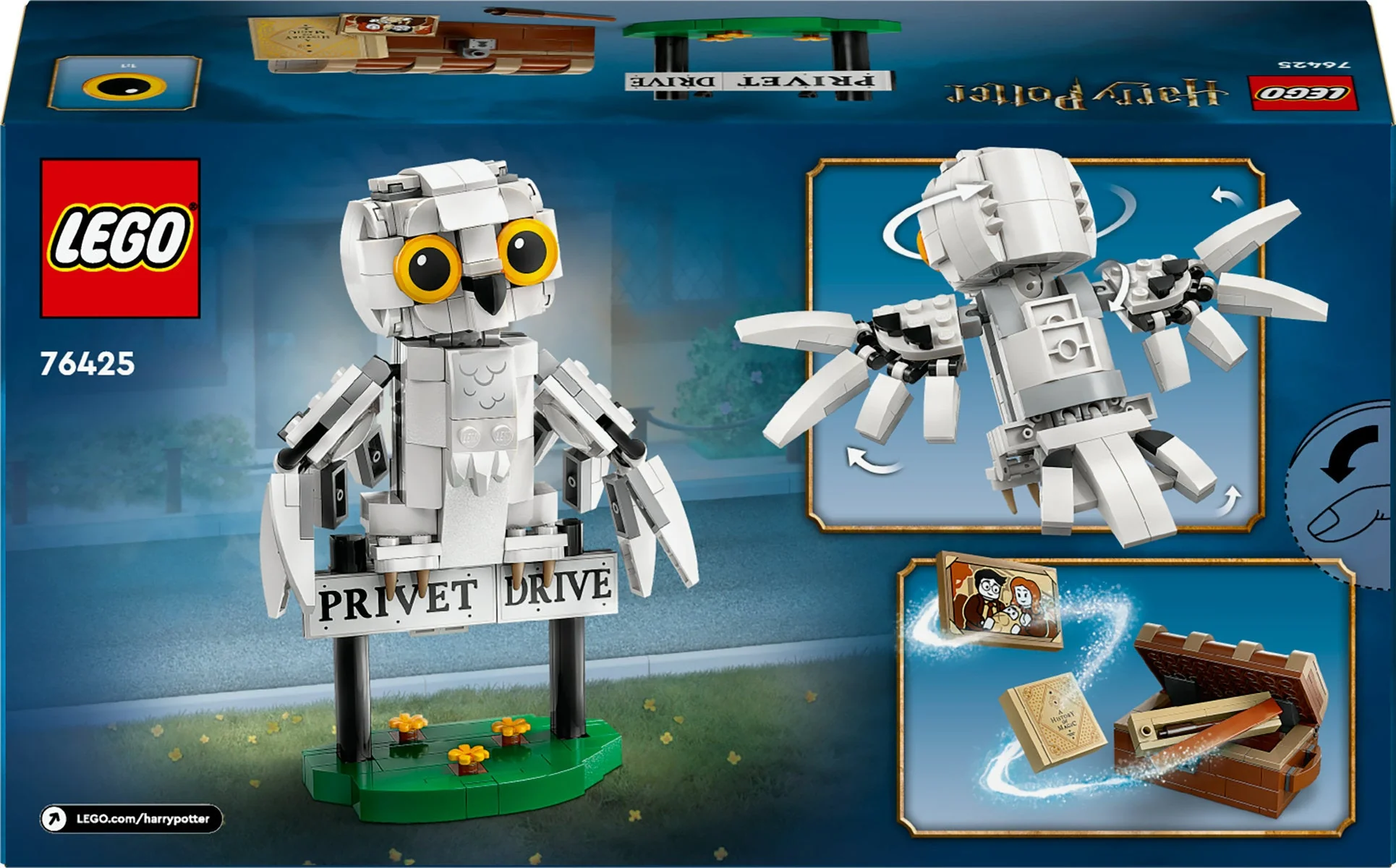 LEGO Harry Potter Hedwig at 4 Privet Drive Set 76425 - Image 3