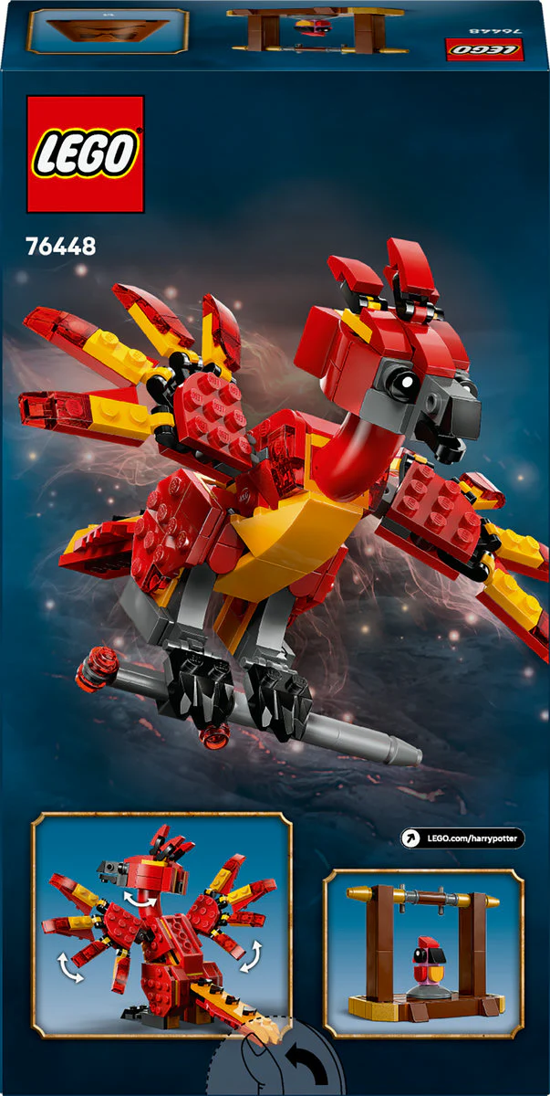 LEGO Harry Potter Fawkes: Dumbledore’s Phoenix Toy 76448 - Image 3