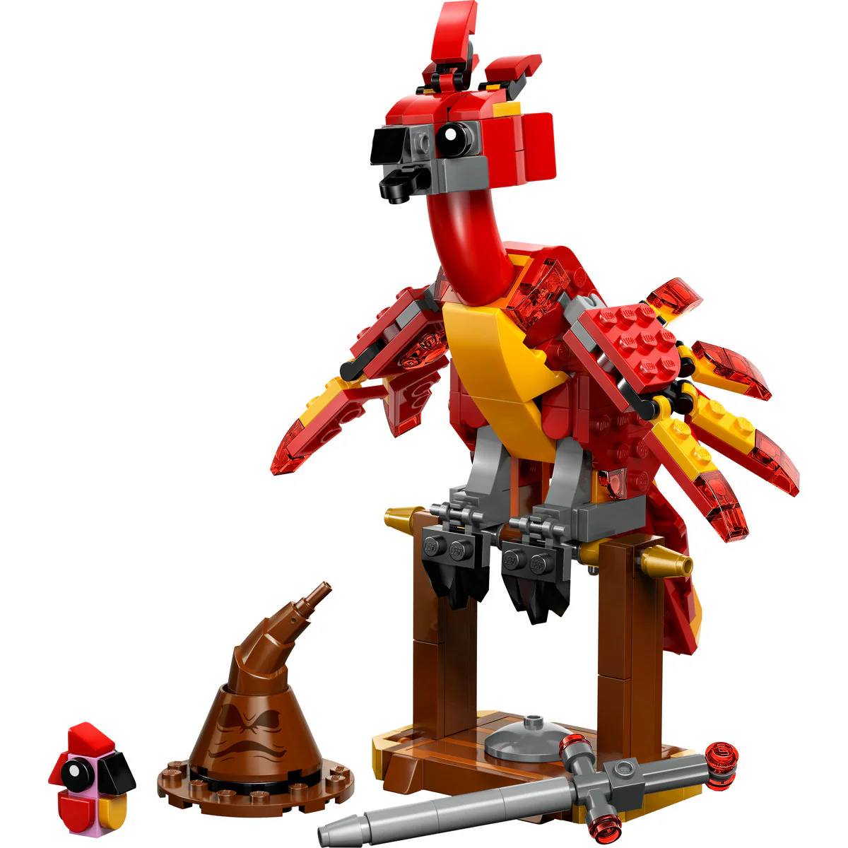 LEGO Harry Potter Fawkes: Dumbledore’s Phoenix Toy 76448 - Image 5