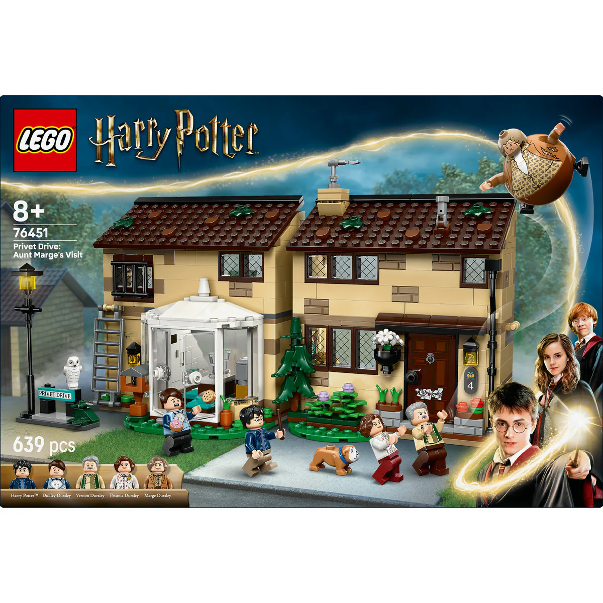 LEGO Harry Potter Privet Drive: Aunt Marge’s Visit, Buildable House 76451 - Image 2