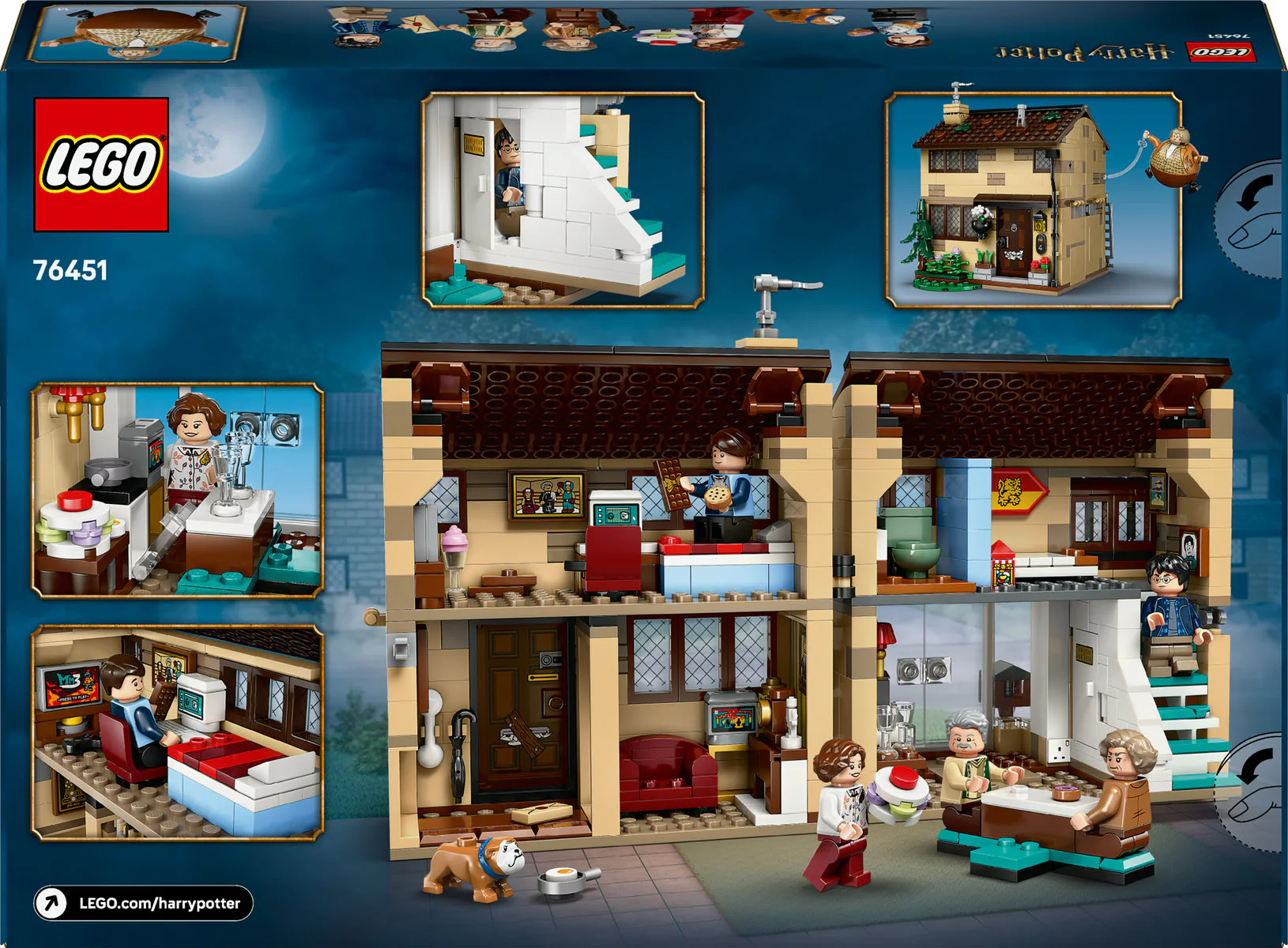 LEGO Harry Potter Privet Drive: Aunt Marge’s Visit, Buildable House 76451 - Image 3