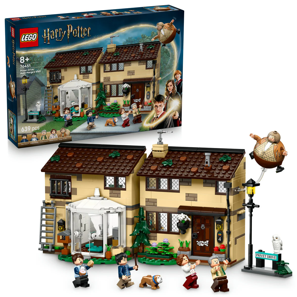 LEGO Harry Potter Privet Drive: Aunt Marge’s Visit, Buildable House 76451 - Image 4