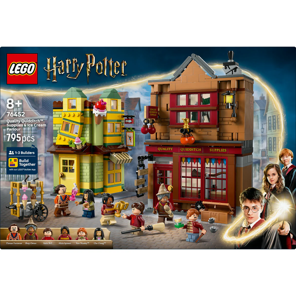 LEGO Harry Potter Quality Quidditch Supplies & Ice Cream Parlour Set 76452 - Image 2