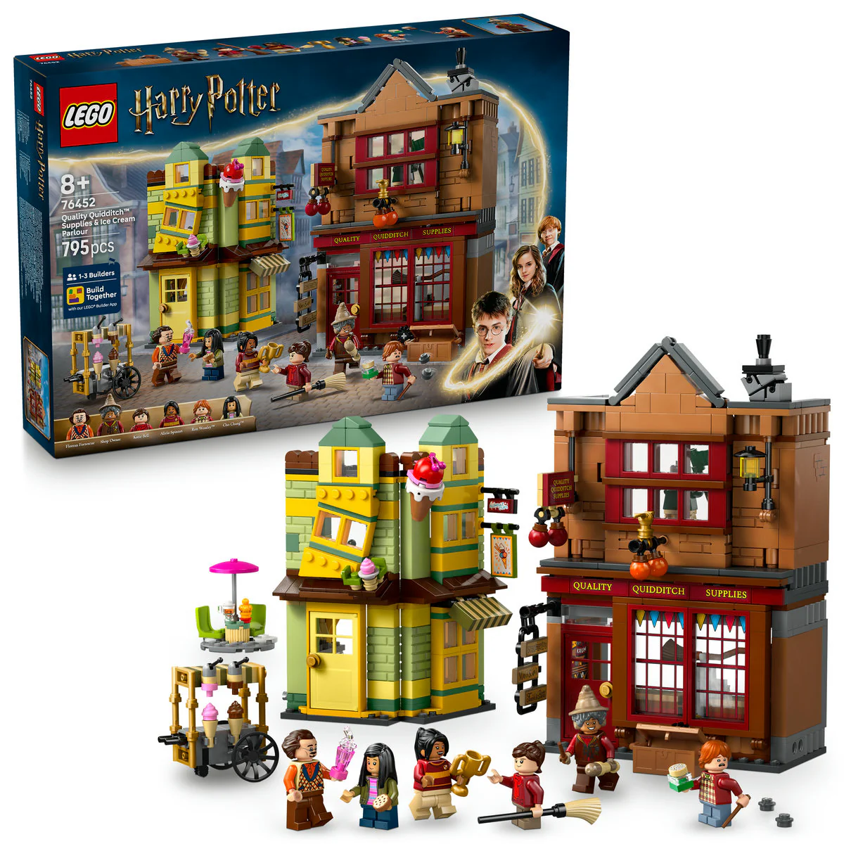LEGO Harry Potter Quality Quidditch Supplies & Ice Cream Parlour Set 76452 - Image 4
