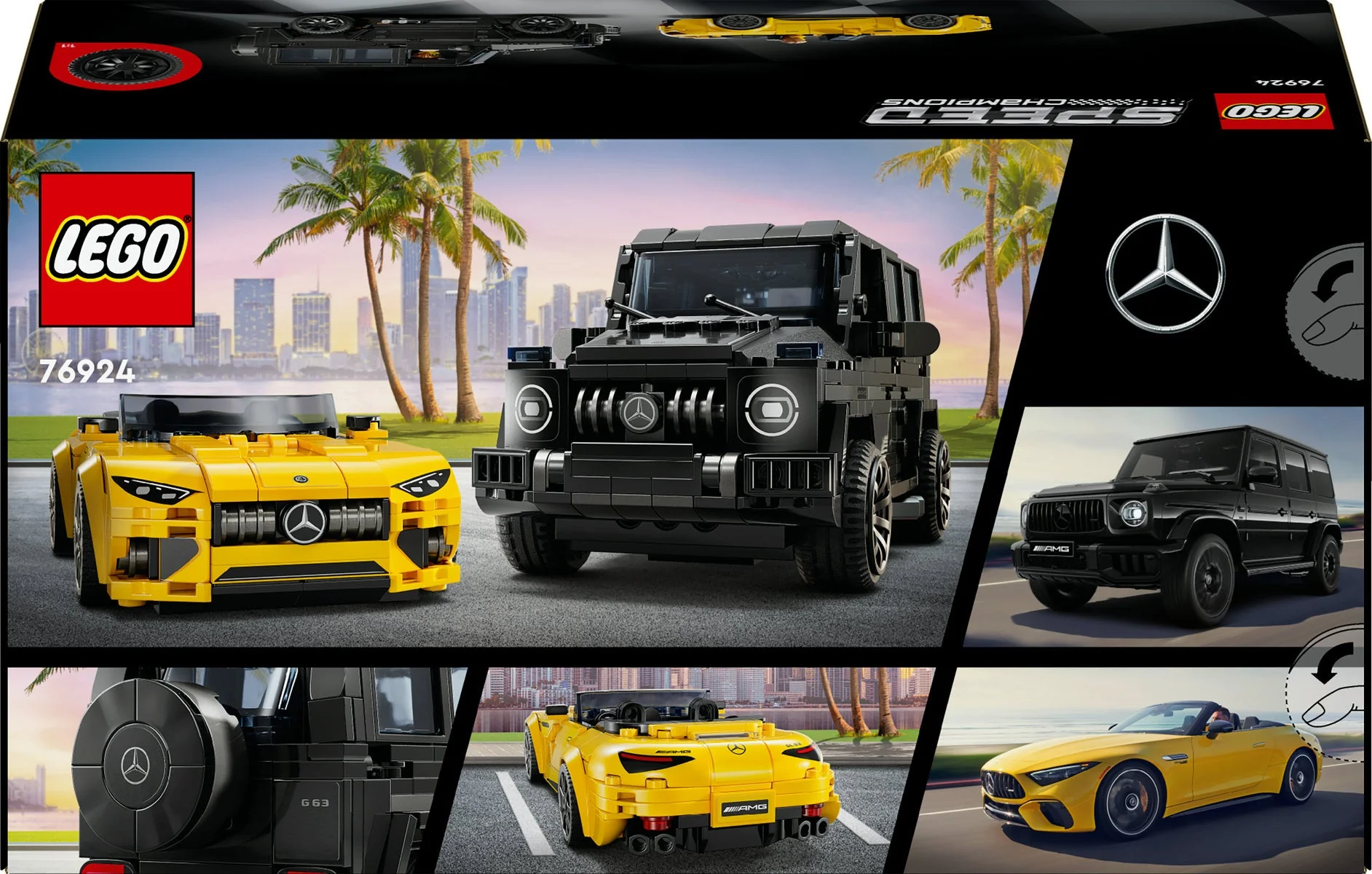 LEGO Speed Champions Mercedes-AMG G 63 & Mercedes-AMG SL 63 76924 - Image 3