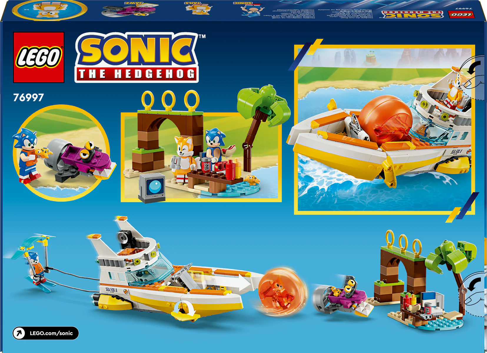 LEGO Sonic the Hedgehog Tails’ Adventure Boat 76997 - Image 3