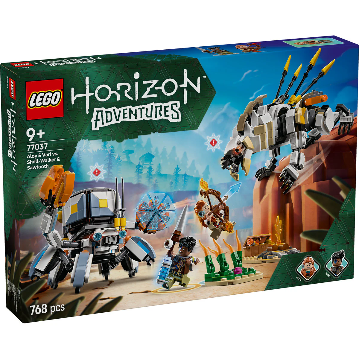 LEGO Horizon Adventures Aloy & Varl vs. Shell-Walker & Sawtooth 77037