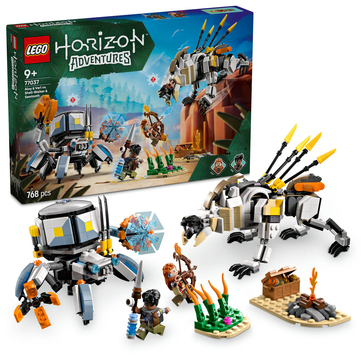LEGO Horizon Adventures Aloy & Varl vs. Shell-Walker & Sawtooth 77037 - Image 4
