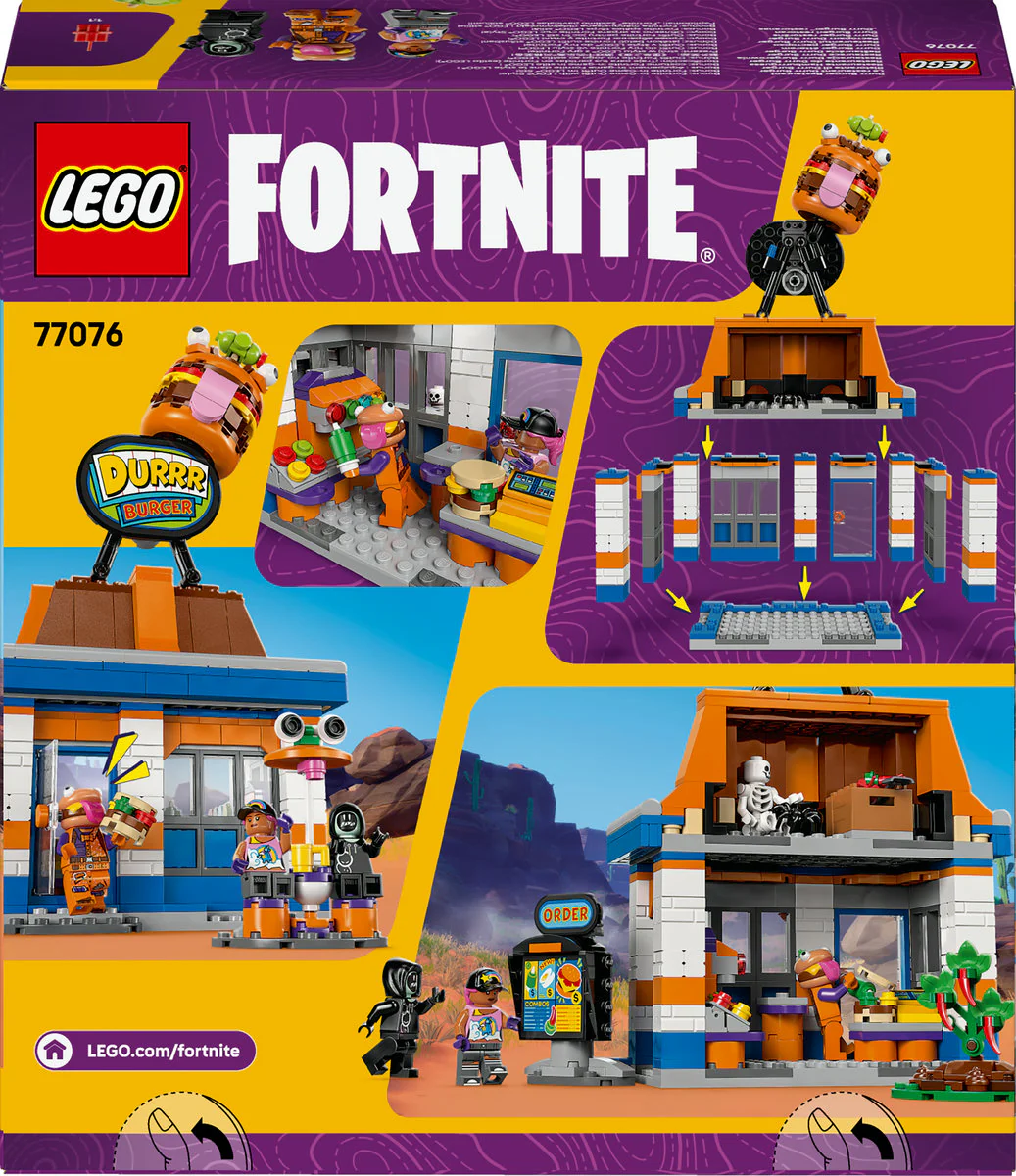 LEGO Fortnite Durrr Burger Restaurant Video Game Toy 77076 - Image 3