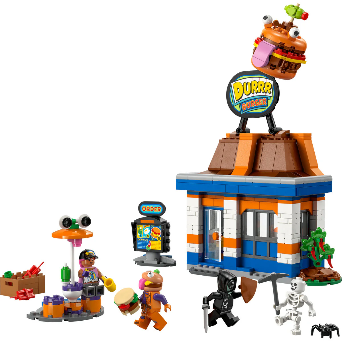 LEGO Fortnite Durrr Burger Restaurant Video Game Toy 77076 - Image 5