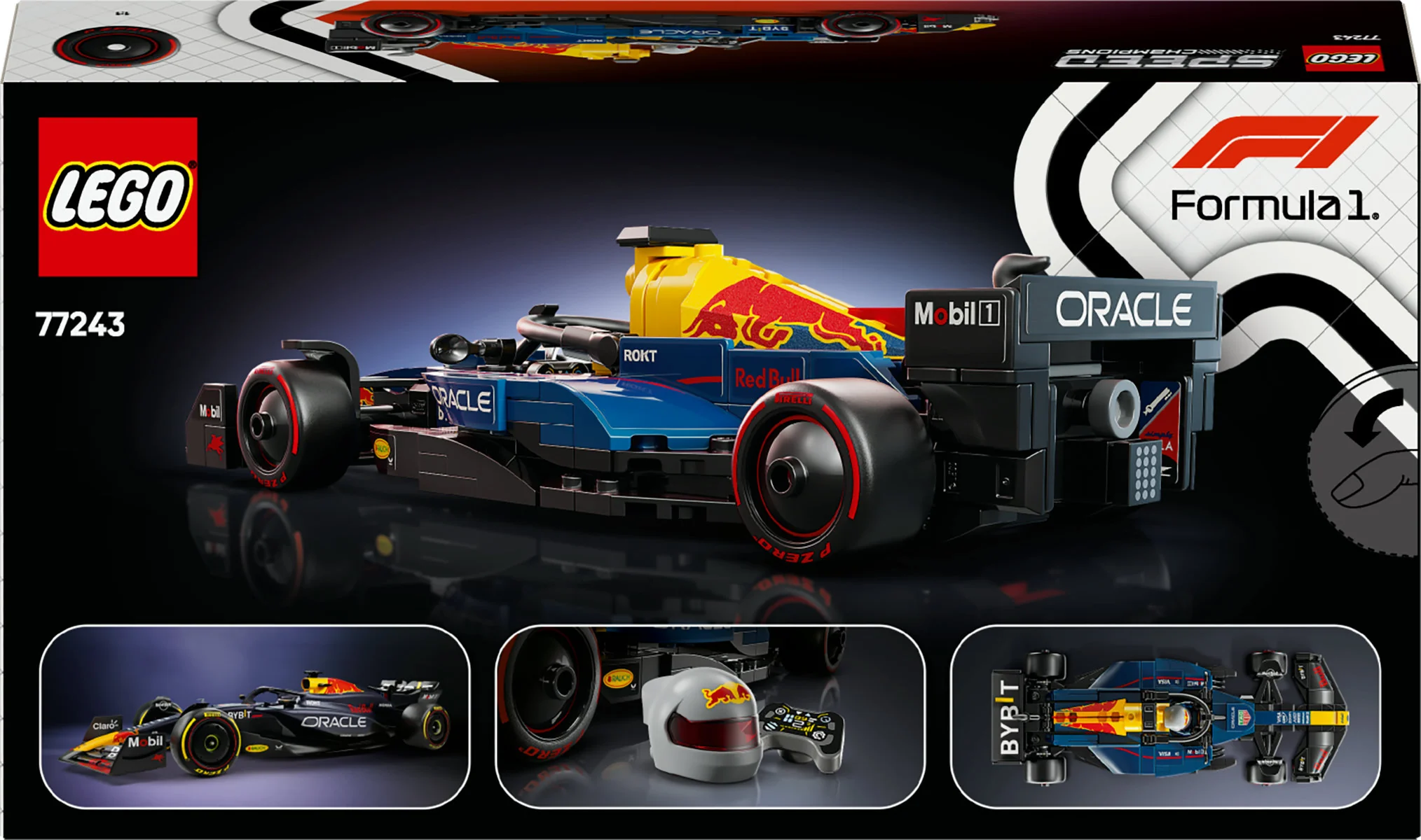 LEGO Speed Champions Oracle Red Bull Racing RB20 F1 Race Car 77243 - Image 3