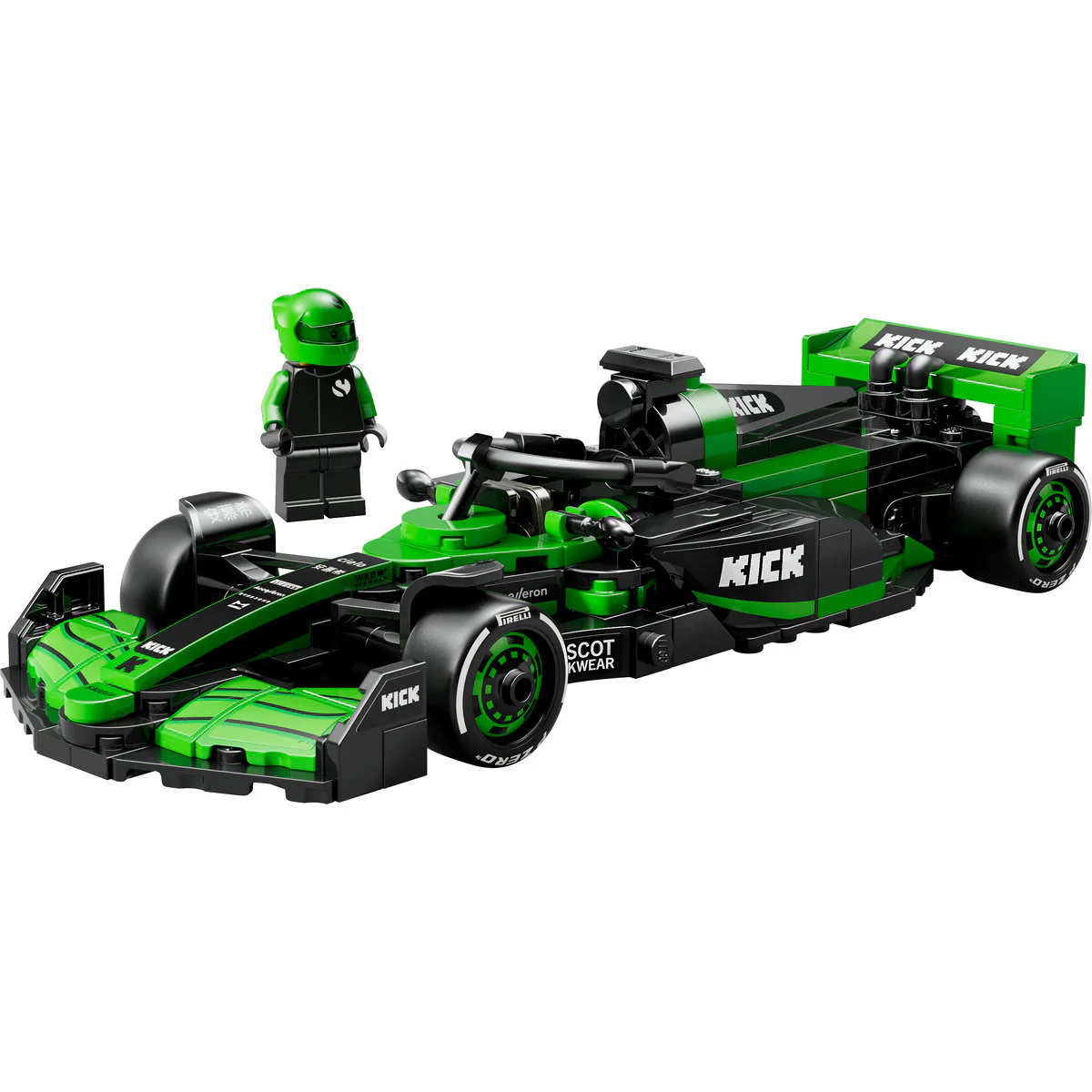 LEGO Speed Champions KICK Sauber F1 Team C44 Race Car 77247 - Image 5
