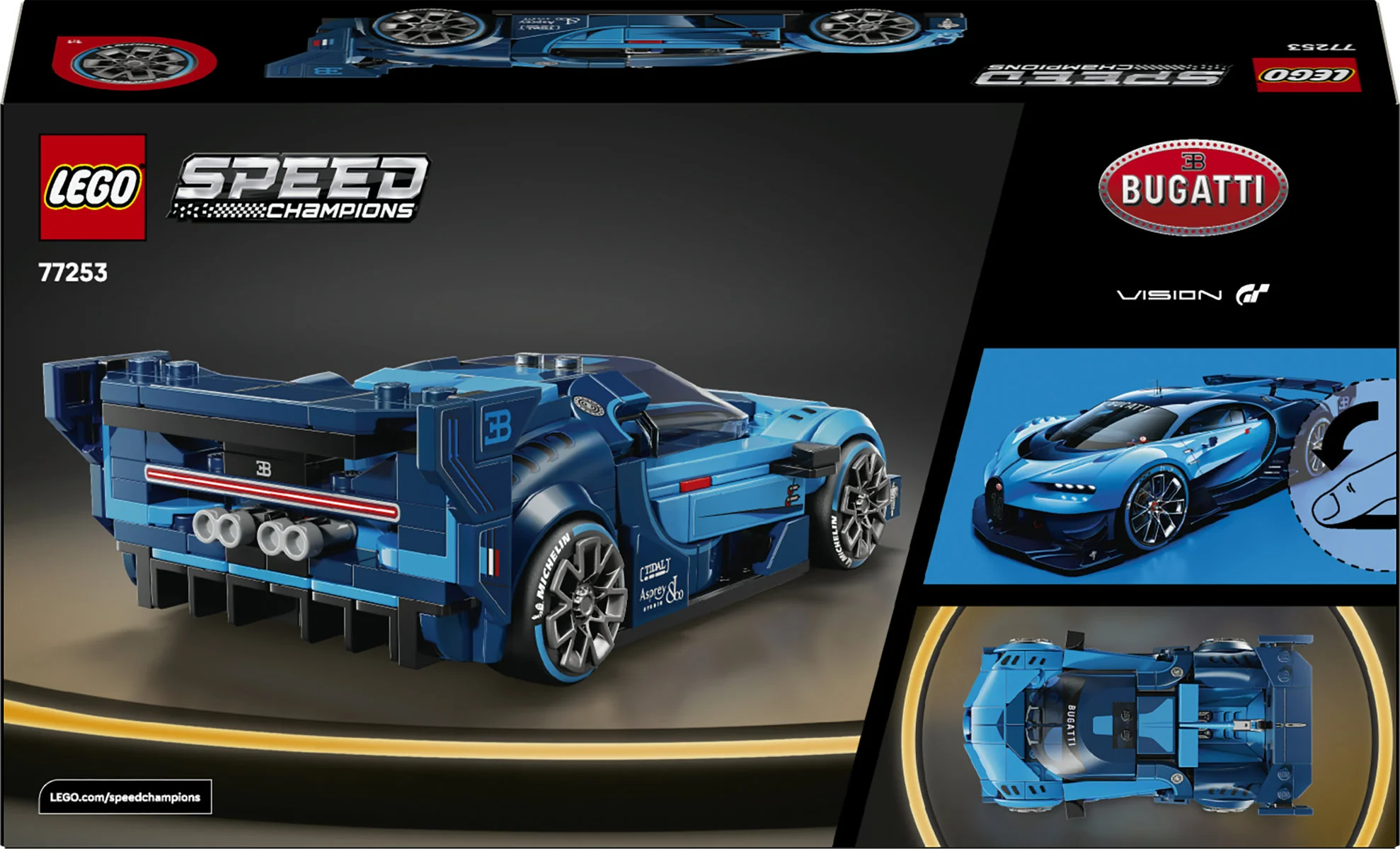 LEGO Speed Champions Bugatti Vision Gran Turismo Hyper Sports Car 77253 - Image 4
