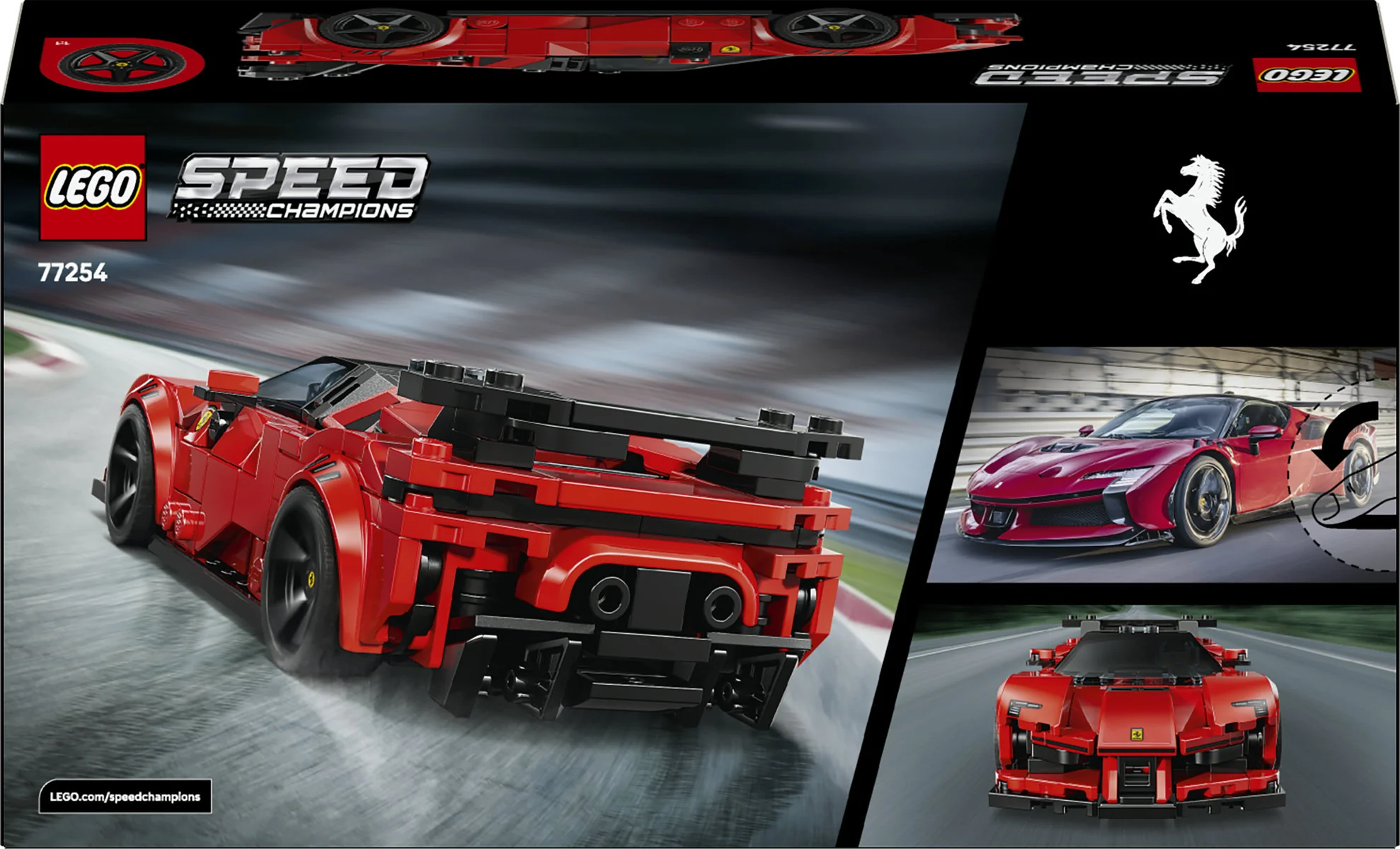 LEGO Speed Champions Ferrari SF90 XX Stradale Sports Car 77254 - Image 4